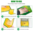 Pack Of 3 Rat killer glue mouse catcher Reusable Expert Catch Mouse Glue Traps Mouse Size Glue Traps Sticky Boards mouse catcher book Insect Lizard Spider Cockroach Rodent Snake Strongly mouse and rat glue trap. 