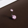 Butterfly Navel Belly Button Rings Women Fashion Belly Button Ring Piercing Body Piercings Jewelry Pink. 