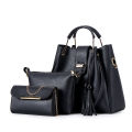 3 Pcs pu Leather Ladies Hand bags & Shoulder Bags collage Bags. 