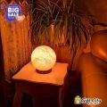 Gift City Presents Sphere 7 Color Changing USB Himalayan Salt Lamp for Home Decoration, Night Light, Work Desk Lamp, Salt lamp bulb, Rock salt lamp, Asthma and Allergy Patients to Clean Room Atmosphere - SL. 
