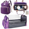 Fashion New Diaper Bags Backpack Multifunctional Foldable Baby Bed Crib Bag Large Capacity Stroller Bag Insulation Nursing. 