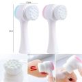 JULYSTAR 1 Piece  Eco Friendly Biodegradable Korean Facial Cleansing Brush With Silicone Massage Brushes For Deep Cleaning For Women. 