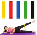 Premium Quality Fabric Resistance Bands- Set of 5 for Glutes, Hips and Legs Exercise, Fitness and Workout  Yoga, Squats, Dead-lifts, Pilates, Cross-fit, Physiotherapy and Recovery  Men & Women For Gym Use. 