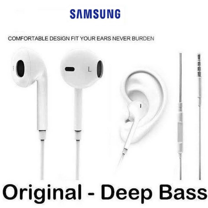 Samsung original handsfree -Deep Base Original earphones with 3.5mm-best gaming handsfree- best for pubg-made by samsung