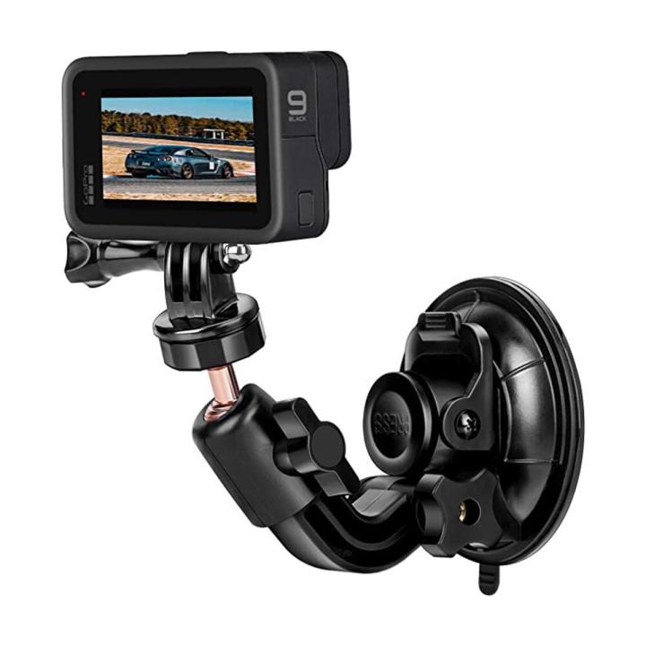 Car Suction Cup Mount for GoPro Hero 9 8 7 6 5 4 SONY Insta360 One R DJI OSMO Action Sports Camera Accessories Windshield Window