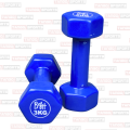 3KG Vinyle dumbells, ladies dumbells, dumbells weight, 3kg Dumbell Pack of 2 ( 3KG+3KG ). 