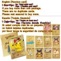 【Simple 3C】No Repeat 150 Styles Cartas Pokemon Español / De Metalicas Metal Carta Vmax V TAG TEAM Collection Game Toy. 