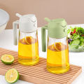 500ml Glass Oil Spray Bottle – Premium Kitchen Oil Mister for Cooking, Baking & Salad Dressing – Reusable & Eco-Friendly Oil Sprayer with Fine Mist Nozzle. 
