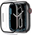 Apple Watch 44mm Series 6 / Series 5 / Series 4 & SE Band Case PC Tempered Glass Case for iWatch. 