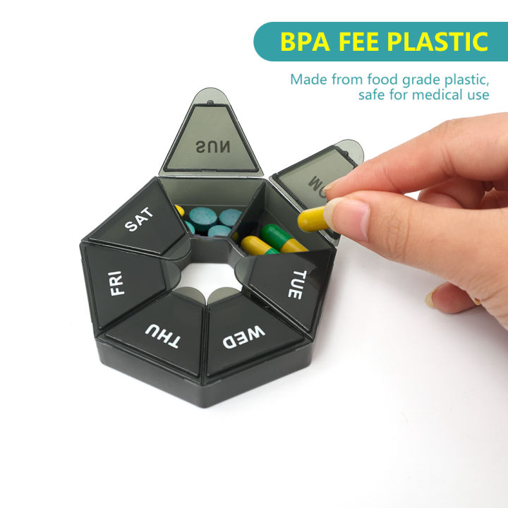 1PC%207%20Grid%20Tablet%20Box%207%20Days%20Weekly%20Pill%20Boxs%20Portable%20Jewelry%20Pill%20Storage%20Tablet%20Holder%20-%20Image%204