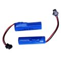 14500 Rechargeable Battery 3.7V 500mAh Lithium Battery with SM Plug USB Charger-SM for Toy Game Controller. 
