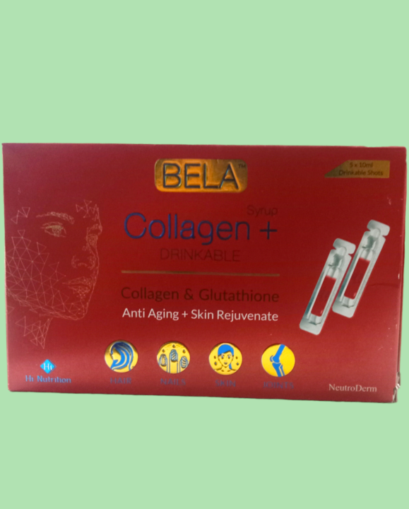 Bella Drinkable Collagen + enriched with Glutathione and Collagen for  Rejuvenat Skin