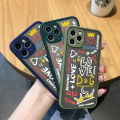 UCUC for OPPO A39 / A57 Back Cover LOVE Graffiti Frosted Transparent Hard Phone Case Thin Shockproof Full Cover Camera Protect Case. 