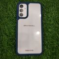 SAMSUNG A15 Gold Shell Transparent Protective Case Sleek Slim Design with Durable Shockproof TPU Bumper - Crystal Clear Back Cover for Enhanced Style and Protection.. 