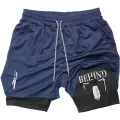 Anime Performance Shorts Toji Printed Men GYM Casual Sports Shorts Workout Running Mesh 2 In 1 Sport Short Pants. 