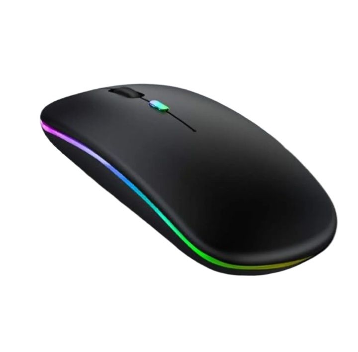 RECHARGEABLE WIRELESS OPTICAL MOUSE | DUAL MODE | RGB LIGHTING | SILENT CLICK | PREMIUM QUALITY PRODUCT