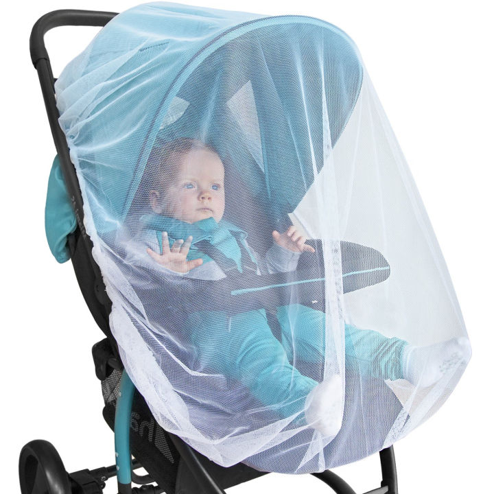 Baby%20Infant%20Mosquito%20Net%20For%20Pram%20Carry%20Cot%20Bed%20Stroller%20Crib%20Play%20Bassinet%20Playpen%20Pushchair%20Car%20Seat%20Buggy%20Travel%20Universal%20Fly%20Bug%20Insect%20Net%20Protection%20Cover%20Large%20Elastic%20and%20Breathable%20A%20fine%20Mesh%20net%20to%20help%20protect%20Baby%20against%20Flies%20-%20Image%207