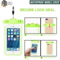 Waterproof Mobile Cover, Universal Waterproof Mobile Pouch Case for all IOS and Android Phones, Waterproof Cover Bag Mobile Phone Protector, Underwater Waterproof Rainproof Mobile Case, Transparent Pouch for Cell Phones. 