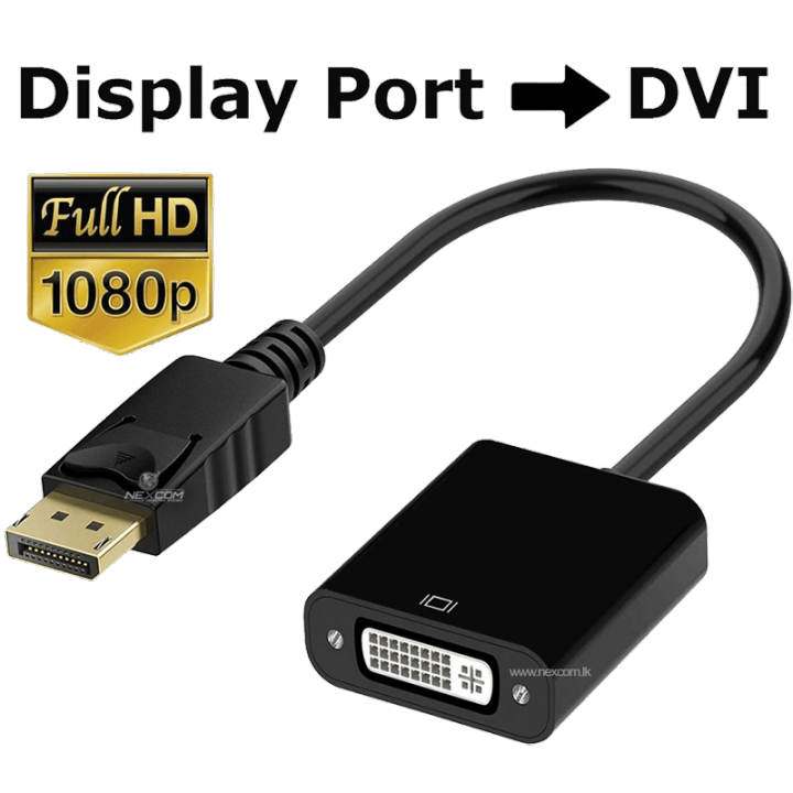 DISPLAY Port TO DVI Converter - Display port to DVI - DP To DVI Convertor - Display port Male to DVI Male Convertor  - Dp Male to DVI Female  - Convertor - display port - DVI - display port to dvi convertor - Dport to DVI Convertor