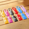 Vibrant Waterproof Luggage Tags Personalize Travel Bags with Name Id Card Universal Pvc Labels for Suitcases Handbags More. 