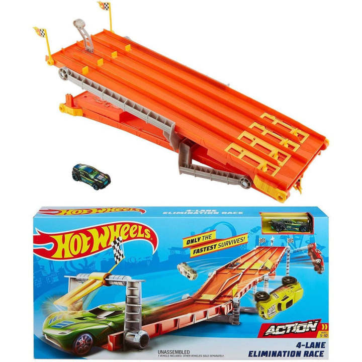 Hot Wheels - 4 Lane Elimination Race Track