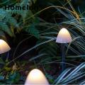 HomeInn Mushroom Lamp Creative Shape Solar Powered Stake Light Outdoor Mushroom Lamps. 