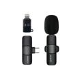 Wireless MIC K8 MICROPHONE Vlogging Mic with Microphone Accessories  Video for Type C Android, IOS Lightining & 3.5mm Jack. 