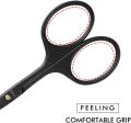 Professional Nose Hair Scissors - Beard Eyebrow Trimmer Scissors, Stainless Steel Facial Hair Beard Eyelashes Ear Hairs and Moustache Scissors Trimmer (Round Head), Professional Grooming Scissors for Personal Care Facial Hair Removal & Ear Nose For Men. 