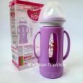 Fish glass baby feeder 120ml with plastic cover imported premium quality (1pc). 