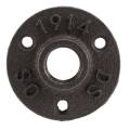 1/2 inch Black Cast Iron Pipe Fittings Floor Flange BSP Threaded. 
