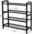 Hot-selling Iron Shoes Rack Trending Display Indoor And Outdoor5Tier Shoe Rack (4/5 Layer). 