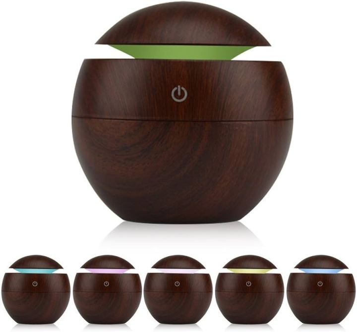 Ultrasonic USB Mini Humidifier Air Round Electric USB Humidifier Aroma ...