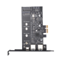 PCI-E to USB 3.0 PCI Express Card Incl.1 USB C and 2 USB A Ports, M.2 NVME to PCIe 3.0 Adapter Card with Bracket. 