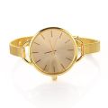 Gold Luxury Analog Watch For Girls Strip. 
