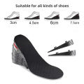 Invisible Height Increase Insole Cushion Height Adjustable Shoe Heel Insoles Insert Taller Support Shock Absorptiont Foot Pad. 