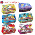 Pokemon Cards Scarlet & Violet Paldea Evolved 42 cards In Tin Box  (Multicolor). 