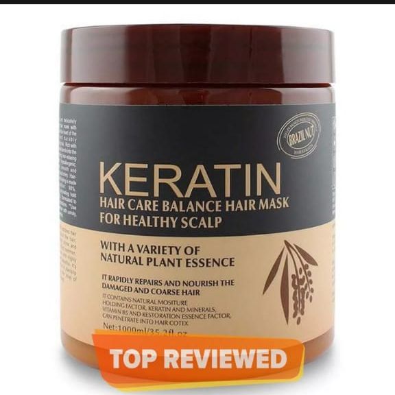 Keratin Hair Mask for Men & Women (Hair Care Balance Hair Mask for Healthy Scalp) 500ml (Original)