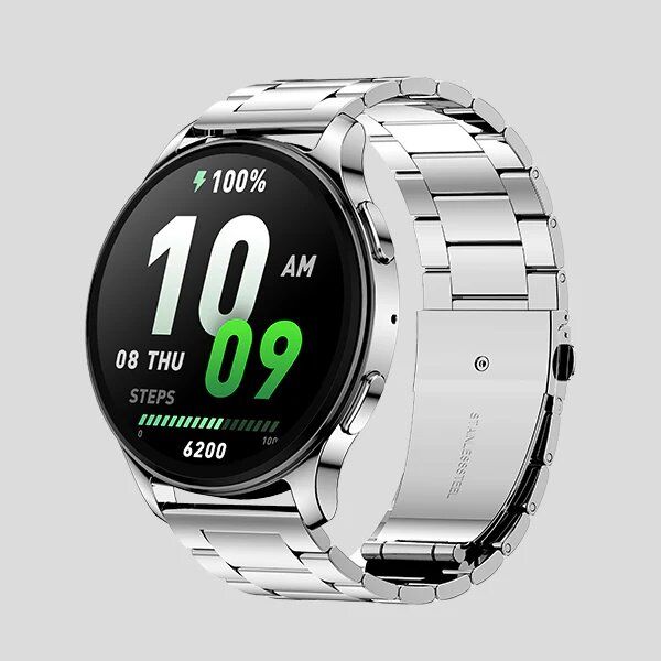 L-103 Gentleman Smart Watch Bluetooth Calling Smart Notifications AMOLED Display Health Tracking: Customizable Look AMOLED Display