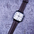 New Same Boys Fashion Square Black Shell Cool Quartz Watch. 