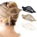 Metal hair clips Flat hair clips Ergonomic Pack of 5 Thick hair Claw clips Thin hair Plastic hair clips French concord Hair Accessories for Girl. 