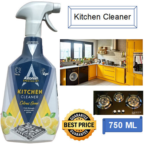 Astonish Kitchen Cleaner Citrus Grove 750 ML Spray Premium Edition (UK Imported) Best for Kitchen Cleaning, Kitchen All Rounder, Cuts Through Grease and Grime , Kitchen Cleaner Spray