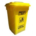 Outdoor Garbage Bin with Wheels - 100 Liters - Large Industrial Dustbin - Wheeled Street Waste Bin - Trolley Type - High Quality Plastic. 
