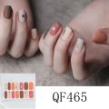 【Top mobile】14Tips Beauty Translucent Nail Art Tips Stickers Glitter Cover Self-adhesive Nail Wraps Paper Manicure Drop Ship. 