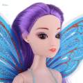 30cm Blue Modern Girl Mermaid Doll Toy with Wing Kids. 