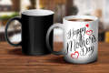 Customized / Personalized Photo Magic Mug - Customized Magic Mug With Your Picture, Logo, Text, or Any Other Design - Customized Photo Mug With Your Design Printing - Best Dad, Best Mom, Birthday Gift, Anniversary Gift - Best Gift For Your Loved Ones. 