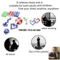 Kiss 3D Magic Cubes Intelligent Brain Toy Magic Jigsaw Puzzles Snake Shapes Toy Game. 
