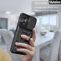 Phone case For OPPO A18 Back cover Hard Armor Shockproof Camera Protection Bracket Navigation Holder Ring cover For OPPO A18 Cover cases. 