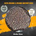 Sarson Seeds / Black Mustard Seeds / 1 KG Wholesale / 100% Organic. 