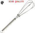SP Dealz Hand Mixer Electric 1Pc Multifunctional Rotary Manual Egg Beater Mixer Mini Kitchen Egg Whisk Bake Tool Egg Agitator Metal Eco-Friendly Egg Mixer (Size : 18 * 2.5cm). 