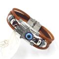 Game The Last of Us 2 Part 2 Ellie Dina Bracelet Cosplay Devil's Eye Blue Beads Bracelets Fan Gift Collection Costume Accessorie. 